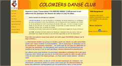 Desktop Screenshot of colomiers-danseclub.org