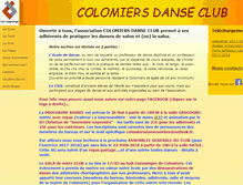 Tablet Screenshot of colomiers-danseclub.org